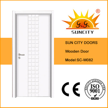 Puerta de madera del MDF moderno de calidad superior (SC-W082)